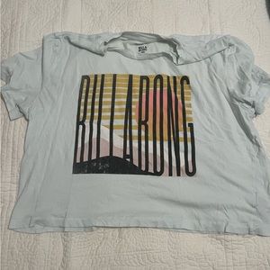 Billabong cropped tee size M